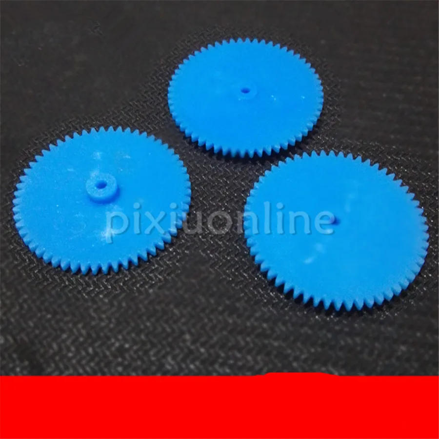 Description Picture 2 of item5pcs/pack K919 Blue Plastic Single-deck 562A Model Making Gears Toys Assemble Parts Children Students Handmade