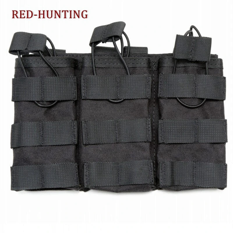 Description Picture 6 of itemNew AK AR M4 AR15 Rifle Gear Tactical 3 Molle Magazine Pouches Drop Utility Pouch Bag Outdoor Waist Bag Tool Pouch Travel Pouch
