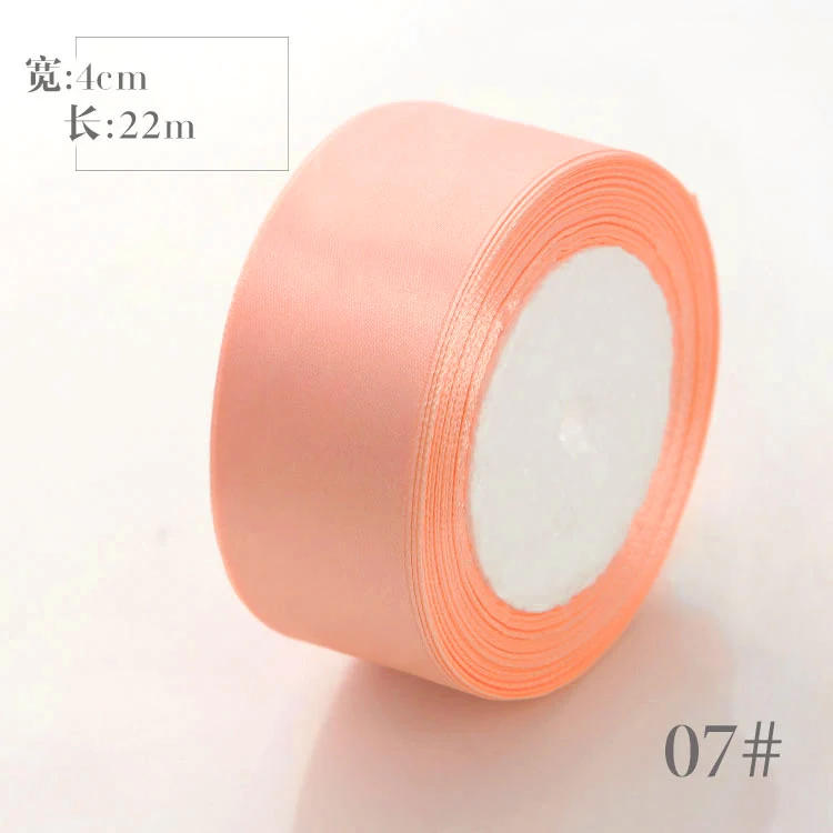 Description Picture 5 of item6mm 10mm 15mm 20mm 25mm 40mm 50mm Satin Ribbons White Pink Red Blue Purple Green Black Yellow Orange Ribbons 34 Colors Pick Up