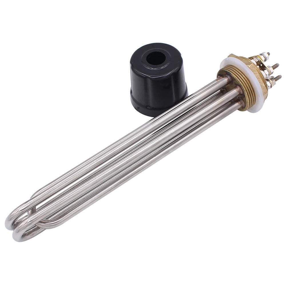 Description Picture 3 of itemDERNORD Water Heater 220v/380v 1.5" Thread Immersion Heating Element Electric Tubular Heater for Water Tank 3/4.5KW/6KW/9kw/12kw
