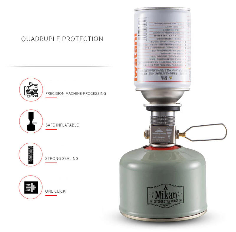 Description Picture 5 of itemOutdoor Camping Gas Furnace Stove Cylinder Cartridge Tank decompression relief valve filling Gas Charging Adapter