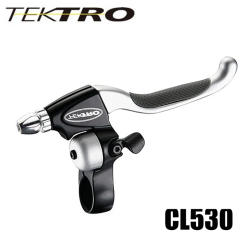 Bicycle 4 Fingers Brake Levers TEKTRO CL530 206g/Pair Road Bike Cruiser Recreation Aluminum Lever With Kraton Rubber Grip