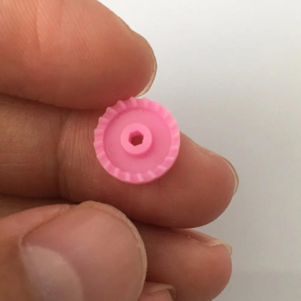 Description Picture 3 of item3pcs Sale K943 Pink Color Single-deck Crown Gear DIY Model Making Gears Toy Car Free Shipping Brasil