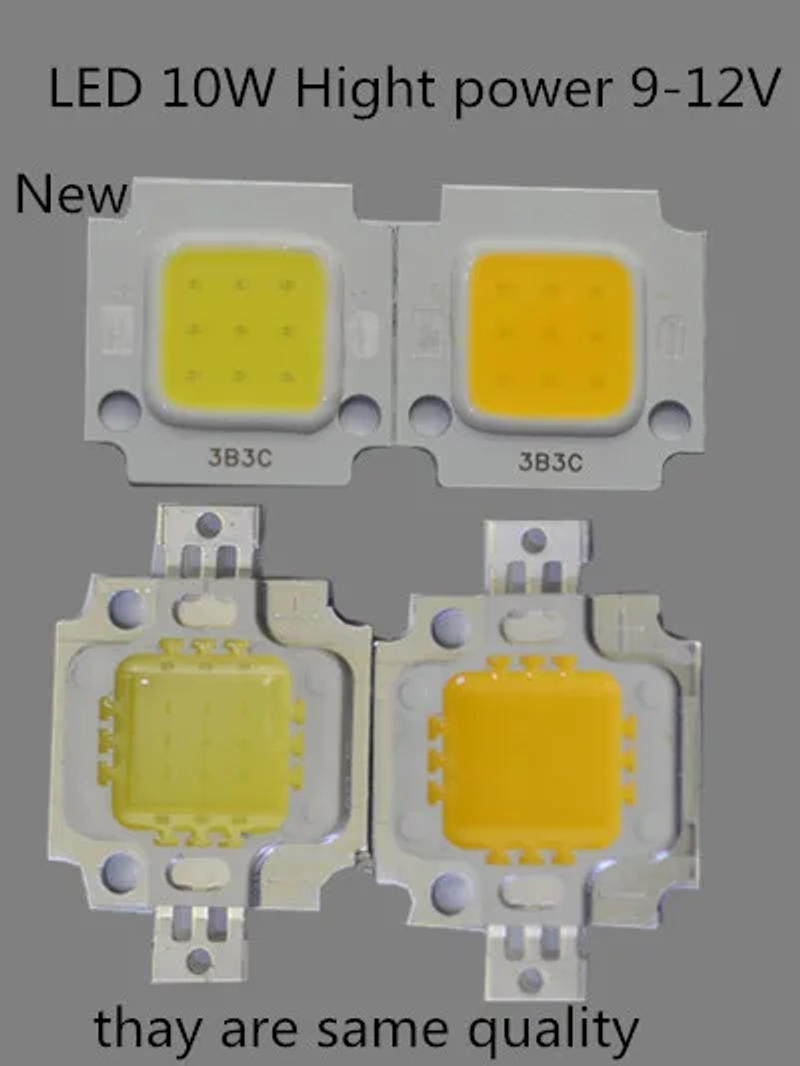 Description Picture 3 of itemSMD LED COB Hight Power 10W Light Beads 12V 900MA 30V 300MA Chip 900LM Lamp Light RED BLUE GREEN YELLOW White For Spotlights