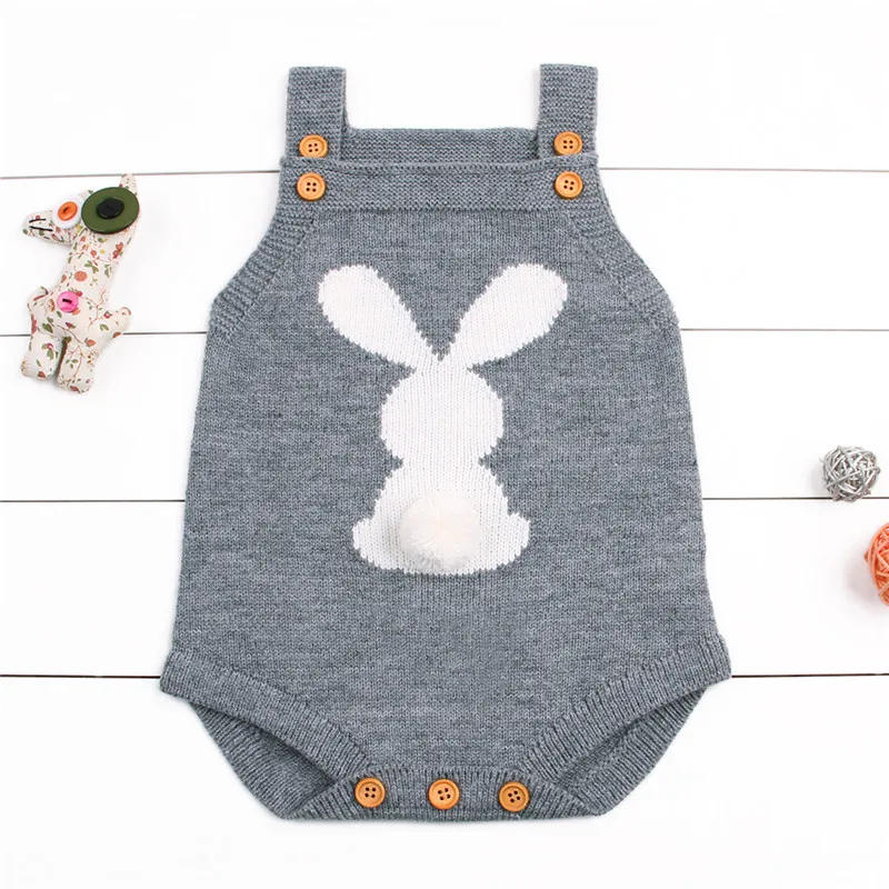 Description Picture 3 of itemCitgeett Newborn Baby Boys Girls Rabbit Knitting Wool Sleeveless Bodysuit Jumpsuit Outfits Cute Sweater Anime Clothing