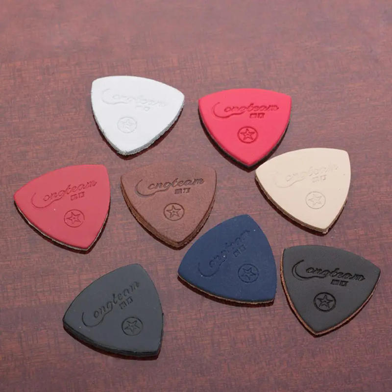 Description Picture 5 of item3pcs 9pcs/set Guitar Ukulele Picks Finger Thumb Pick Leather Guitarra Picks for Ukulele Banjor Guitar Accessories Random Color
