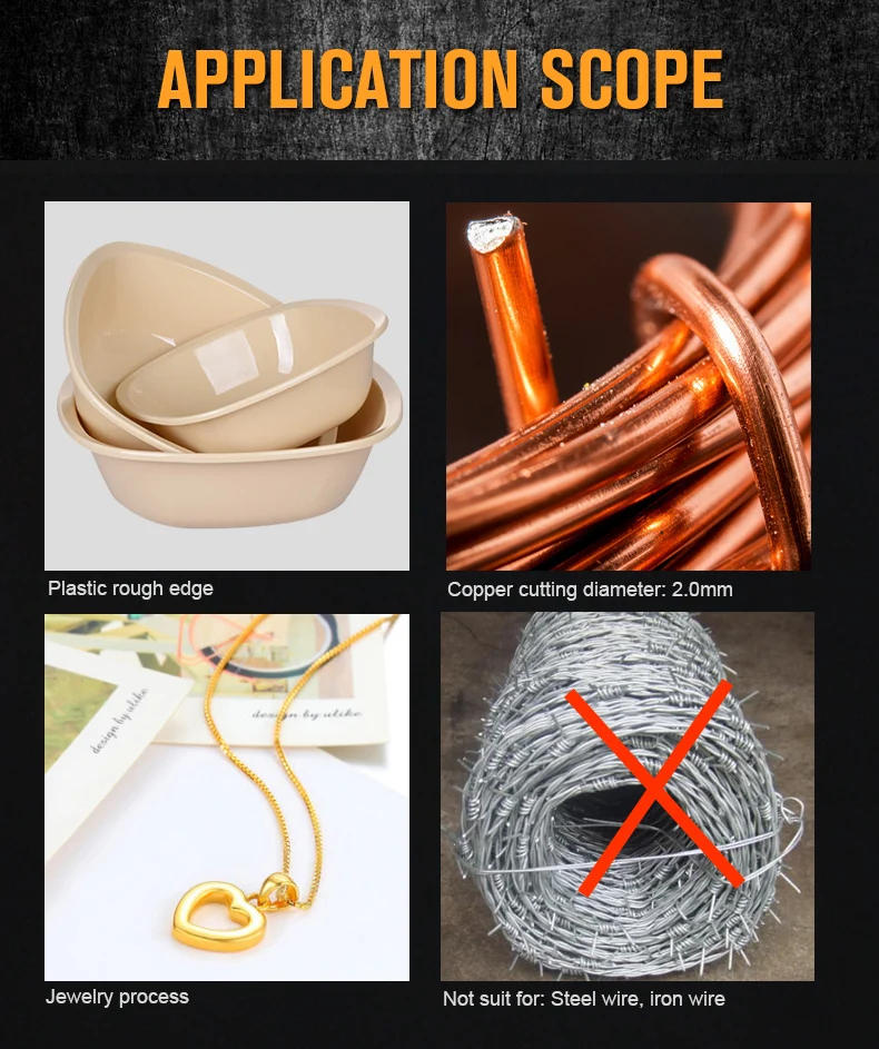 Description Picture 6 of itemLAOA 5 6 Inch Cr-V Plastic Pliers Diagonal Pliers Mini Electronic Wire Stripping Tool Side Cutter Cable Nipper DIY Repair