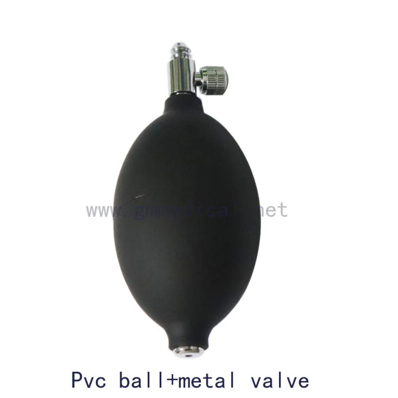 Description Picture 5 of itemManual Sphygmomanometer Latex/Pvc ball air inflatable bulb with metal valve use for blood pressure cuff.