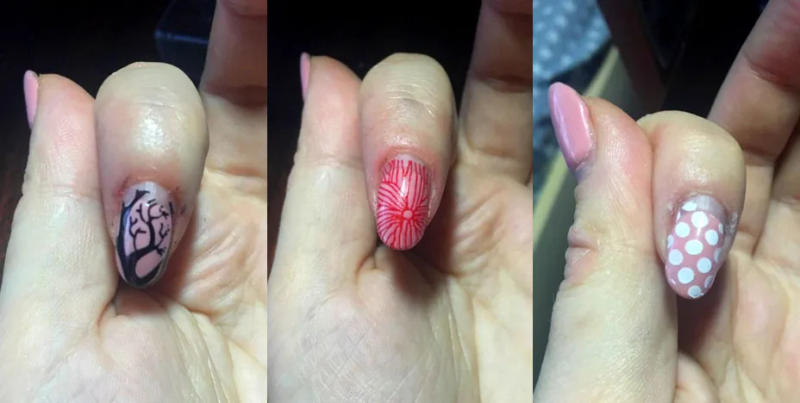 Description Picture 3 of itemKimcci Nail Stamping Plates Nail Art Templates Stencils Lace Flower Animal DIY Image Plastic Salon Beauty Polish Manicure Tools