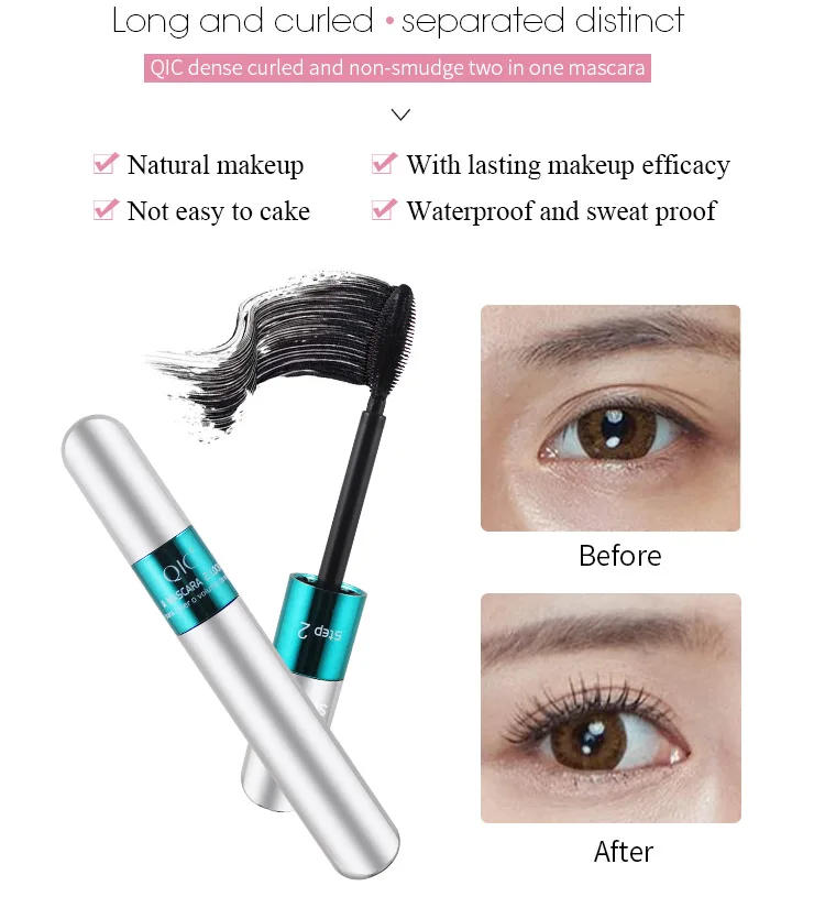 Description Picture 5 of item4D Silk Fiber Lash Mascara Waterproof Rimel 3d Mascara For Eyelash Extension Black Thick Lengthening Eye Lashes Korean Cosmetics