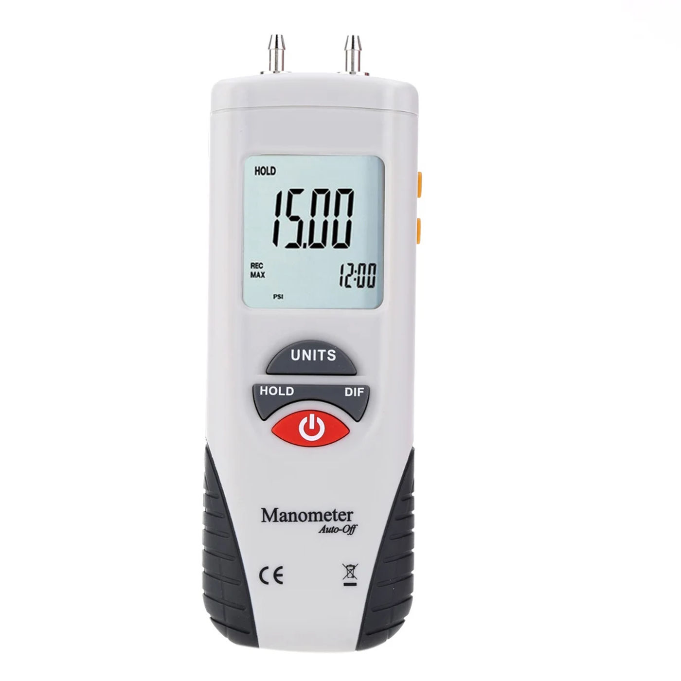 Description Picture 4 of itemDigital Manometer Air Pressure Meter Portable Pressure Gauges Handheld U-type HVAC Air Vacuum/Gas Differential Pressure Meter