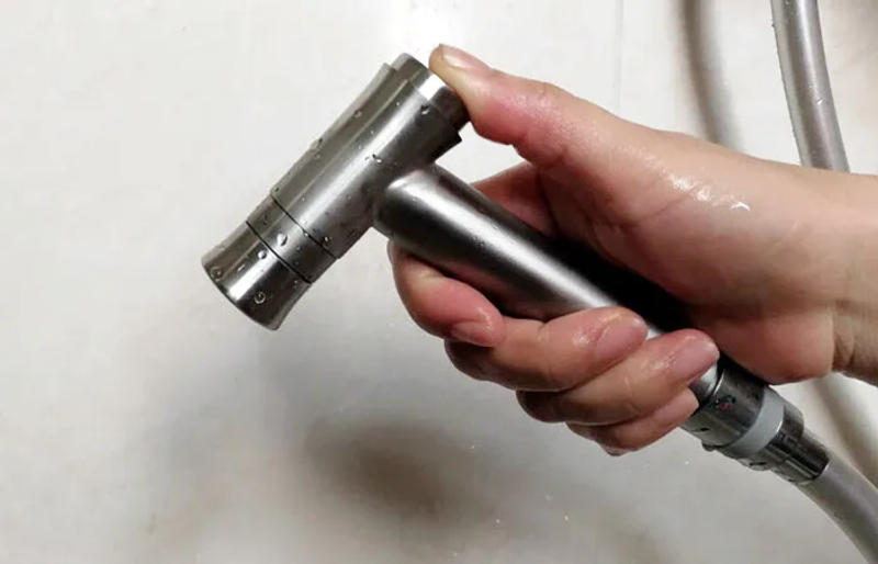 Description Picture 2 of itemToilet Bathroom 304 stainless steel Bidet Diaper Shower Head two function Spray Sprayer Woman Tap Douche kit BD554