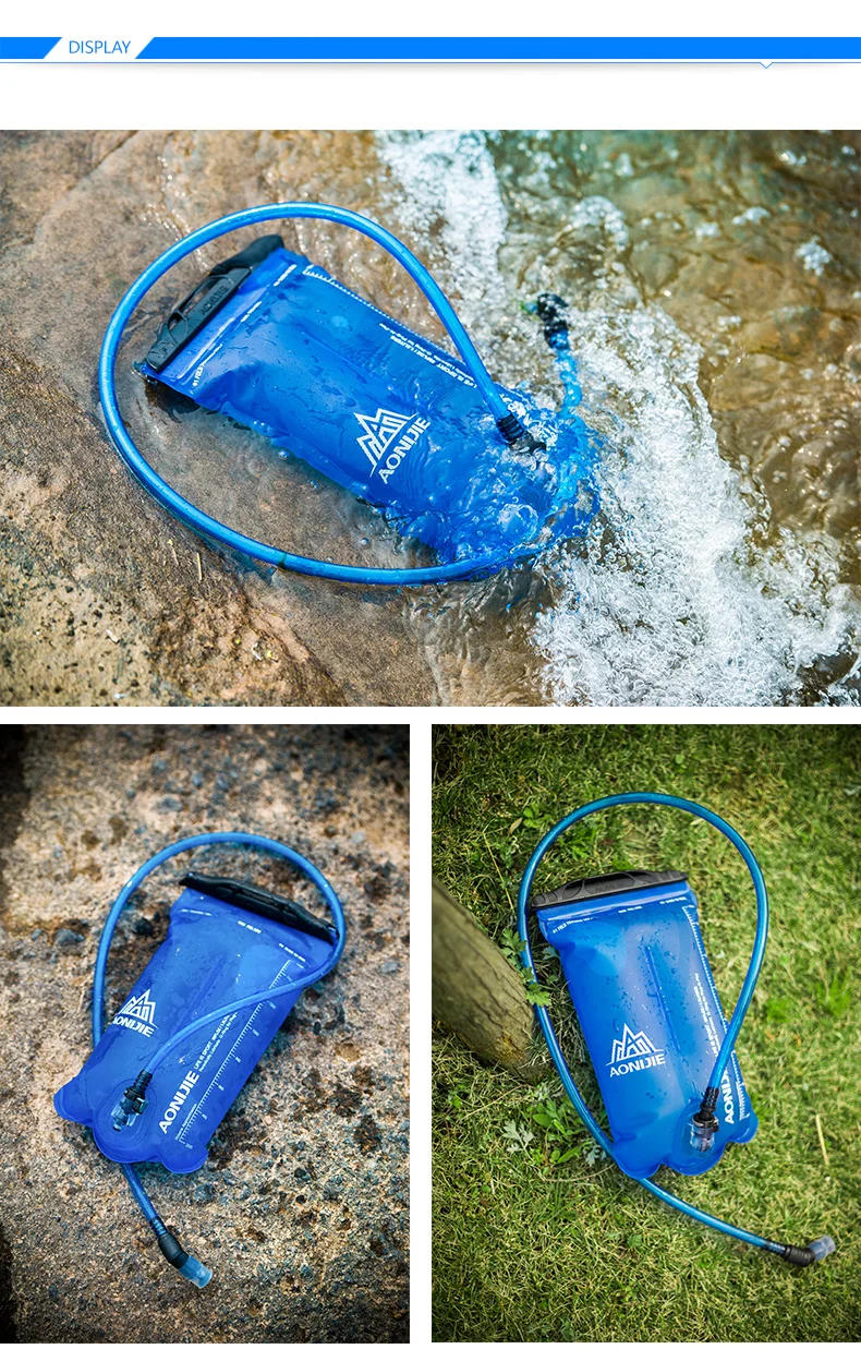 Description Picture 4 of itemAONIJIE SD16 Soft Reservoir Water Bladder Hydration Pack Water Storage Bag BPA Free - 1.5L 2L 3L Running Hydration Vest Backpack