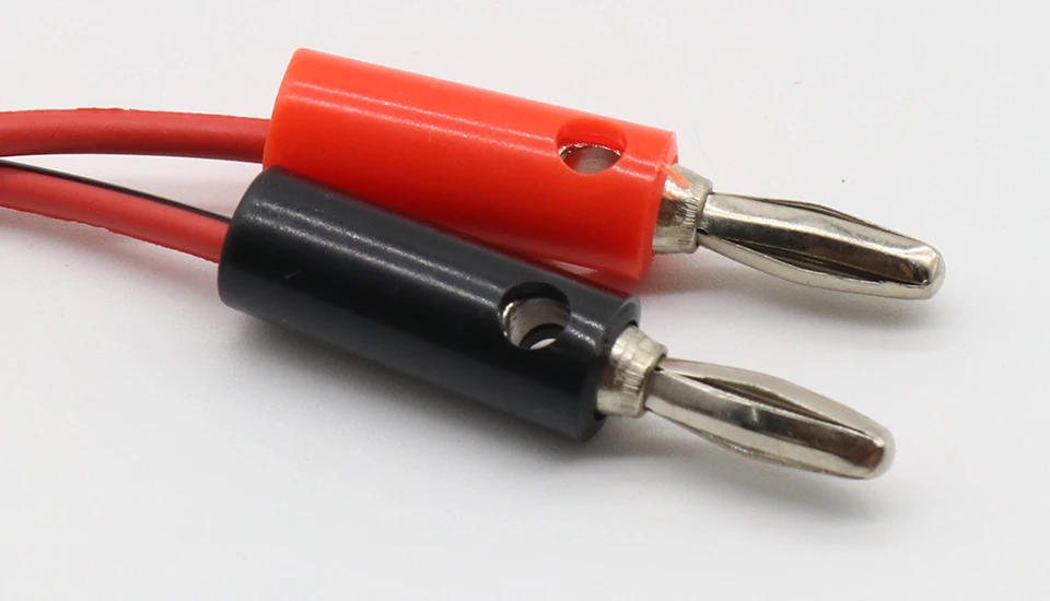 Description Picture 4 of item4mm Injection Banana Plug To Shrouded Copper Electrical Clamp Alligator Clip Test Cable Leads 1M For Testing Probe