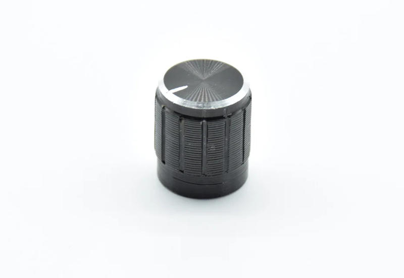 Description Picture 4 of item5Pcs Aluminum Potentiometer Knob Cap Inner Volume Control Rotary Switch 15*17mm 15x17mm Ship Black gold silver 6mm holes