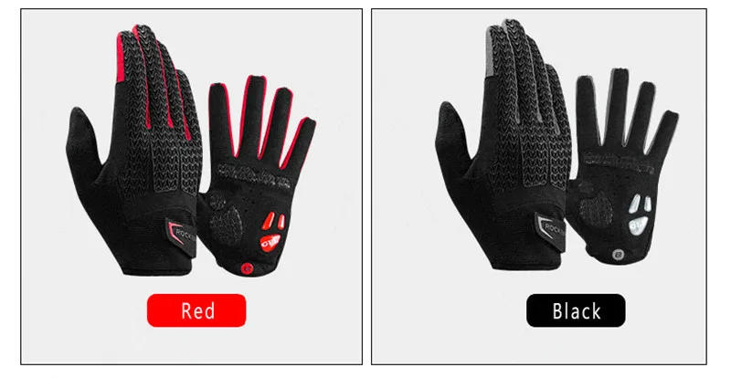 Description Picture 4 of itemROCKBROS Cycling Gloves Touch Screen Windproof Gloves MTB Bicycle GEL Pad Shockproof Full Finger Mittens Gloves Autumn Winter