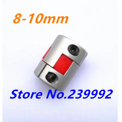 3 pcs of 8mm to 10mm CNC Flexible Jaw Spider Plum Coupling Shaft Coupler Servo Motor Coupler OD 25x30mm 8*10mm