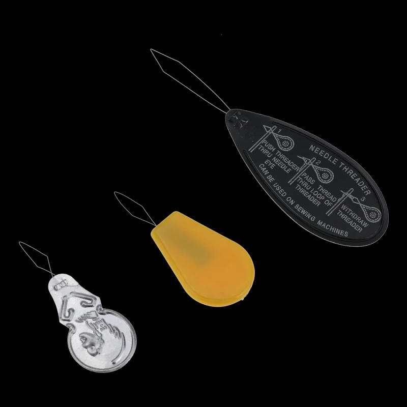 Description Picture 4 of item1/5/10/50PCS Automatic Needle Threader Thread Helpful Elderly Guide Easy Use Sewing Tool