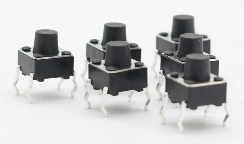 Description Picture 3 of item50pcs/lot 6x6x6.3MM 4PIN G89 Tactile Tact Push Button Micro Switch Direct Plug-in Self-reset DIP Top Copper