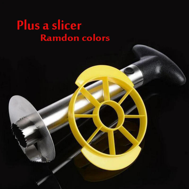 Description Picture 5 of itemStainless Steel Pineapple Corer Slicer Spiral Cutter Fruit Corer Peeler Stem Remover Blades for Easy Coring Kitchen Tools