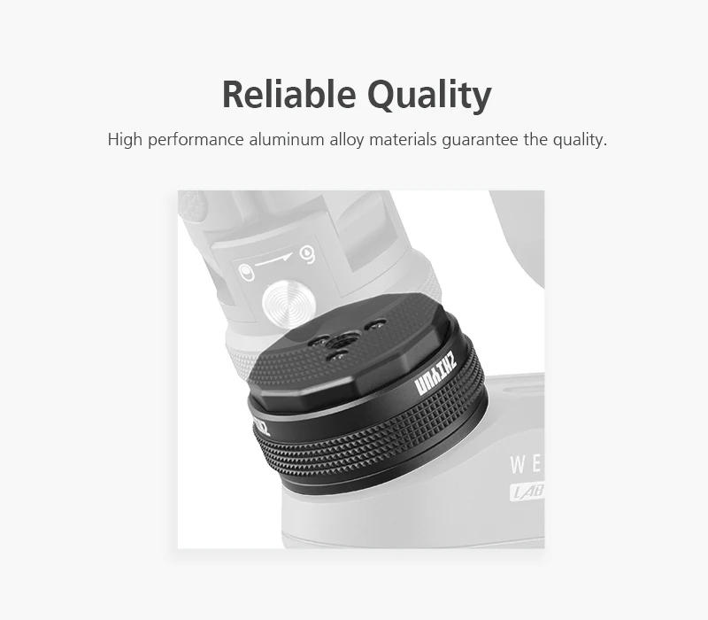 Description Picture 6 of itemZHIYUN EX1D03 Accessory TransMount Quick Release Setup Kit for Crane M3 / Weebill S / Crane 2S Gimbal with 1/4 Inch Screw
