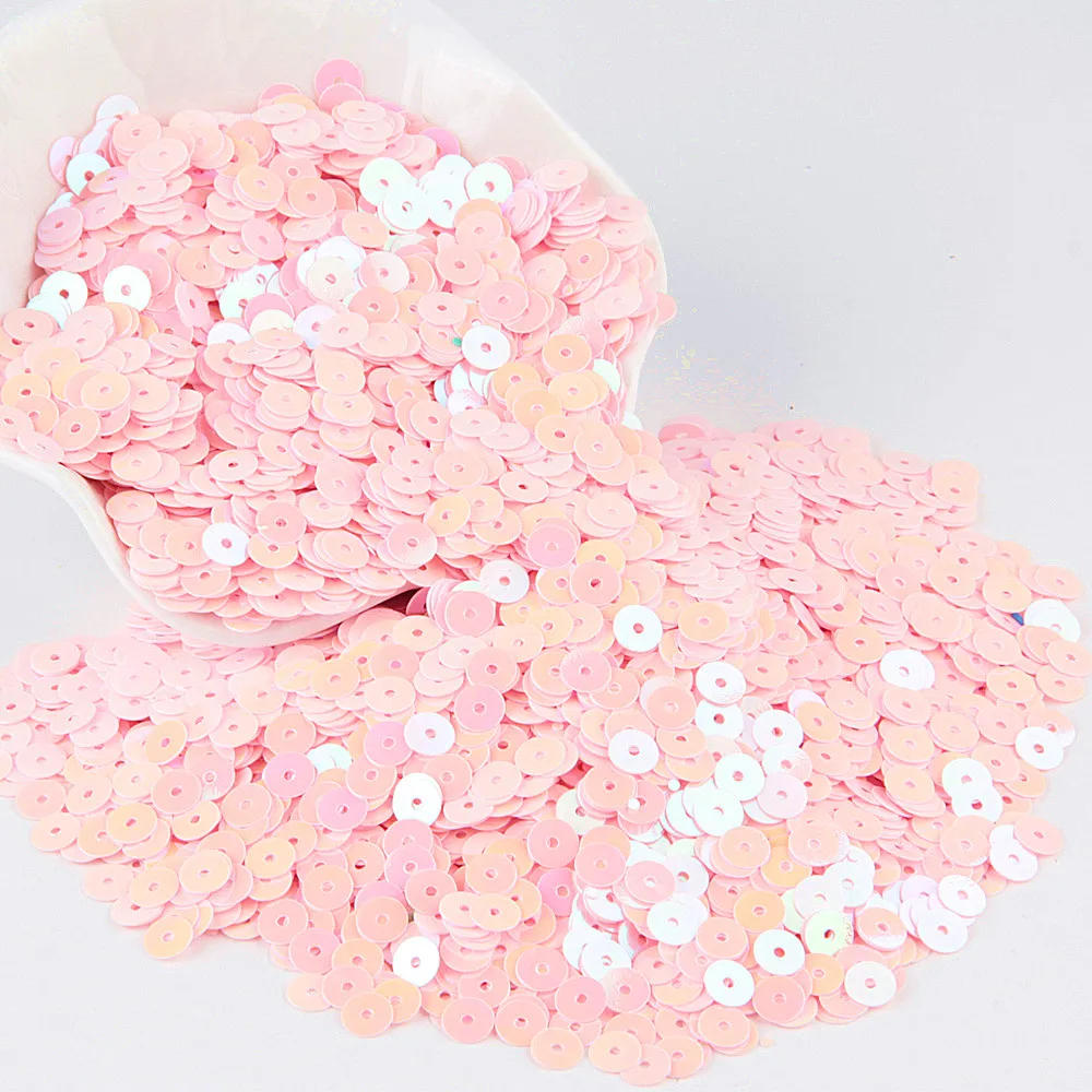 Description Picture 5 of itemPink Sequins 3mm-30mm Flat Round PVC Loose Sequins for Craft Paillette Sewing Decoration DIY Accessory Lentejuelas Para Coser