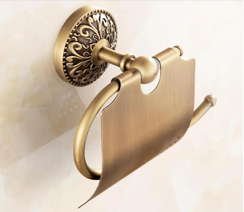 Description Picture 2 of itemfashion wall mount gold and lacquered white  Bathroom Accessories hotel towel rack towel shelves,towel ring and paper holder