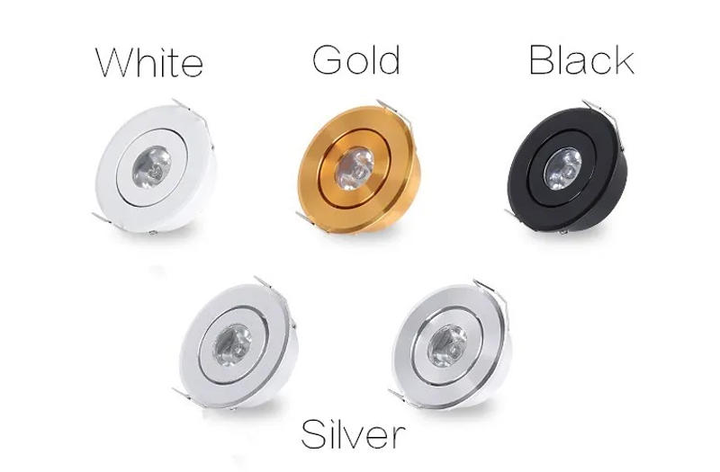 Description Picture 2 of item1W 3W 6W MINI Downlight  Dimmable High Power LED Recessed Ceiling DownLight Lamps LED Downlights for Living Room Cabinet Bedroom