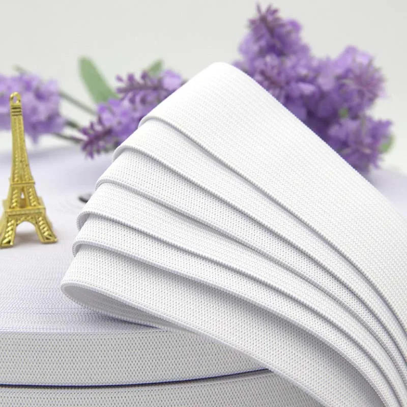 Description Picture 3 of itemBlack White Sewing Elastic Rubber Band Nylon Webbing for Garment Accessories Bags Width 15mm 20mm 25mm 30mm 35mm 40mm 45mm 50mm