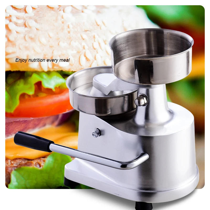 Description Picture 3 of itemManual Hamburger Machine Commercial Meatloaf Forming Machine Hamburger Mold Maker Patties Kitchen Appliance
