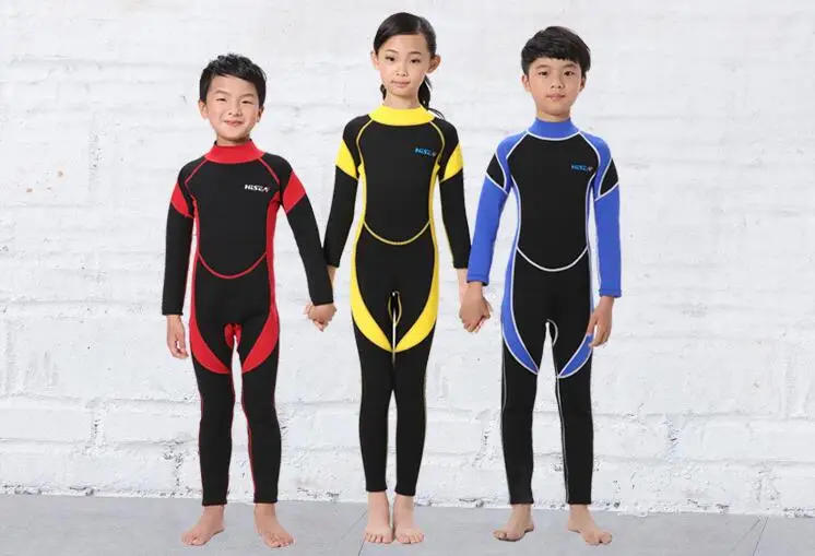 Description Picture 3 of itemKids Wetsuits 3mm Neoprene Children's Wetsuit for Boys Swimming Diving Rash Guard Surfing