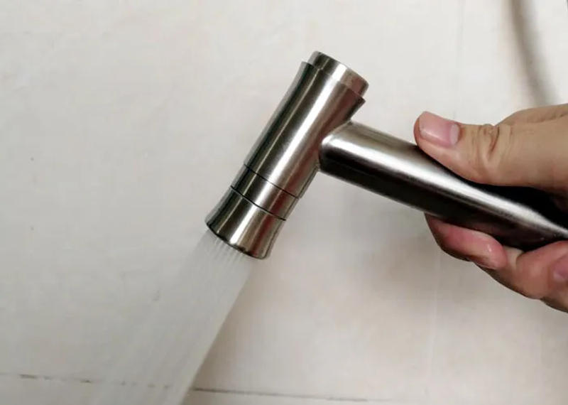 Description Picture 4 of itemToilet Bathroom 304 stainless steel Bidet Diaper Shower Head two function Spray Sprayer Woman Tap Douche kit BD554