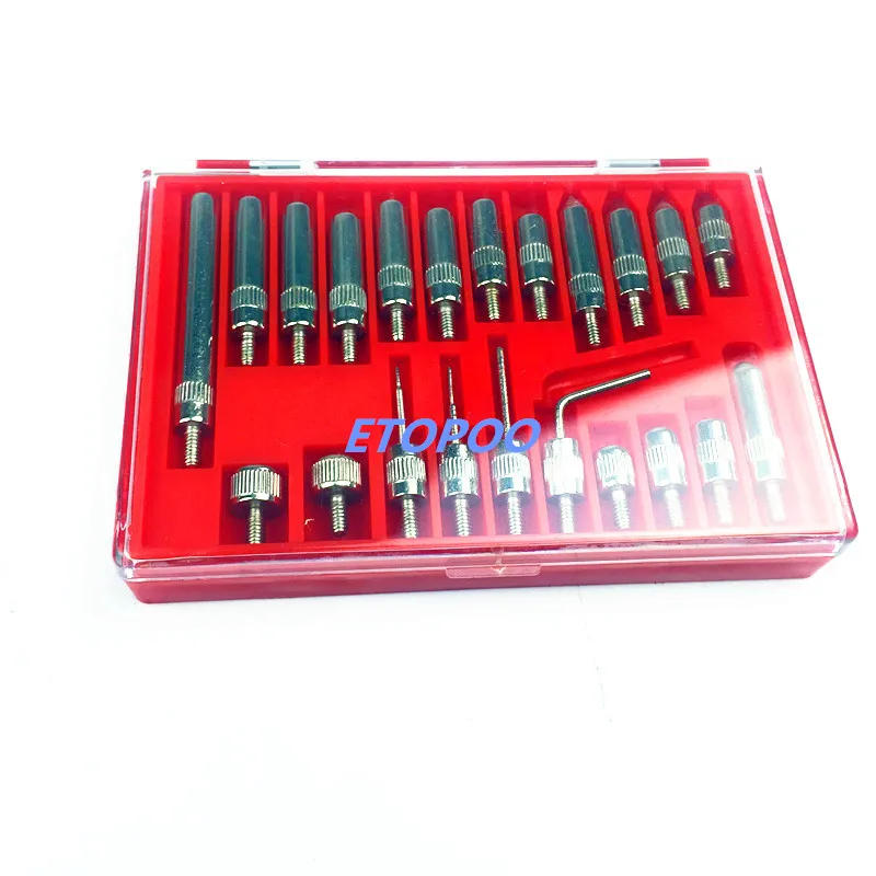 Description Picture 4 of item22Pcs M2.5 Thread Tip For Dial & Test Indicators Steel Dial Indicator Point Set
