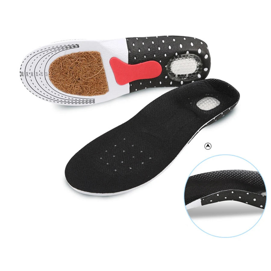 Description Picture 4 of itemCoconut Beard Insole Unisex Orthotic Arch Support Sport Shoe Pad  Running Gel Insoles Insert Cushion for Men Women