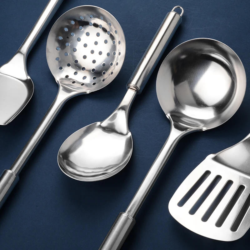 Description Picture 6 of itemKonco Kitchenware Cooking Utensils Set Stainless Steel Cookware Colander Spoon Spatula Shovel Turner Cooking Tools