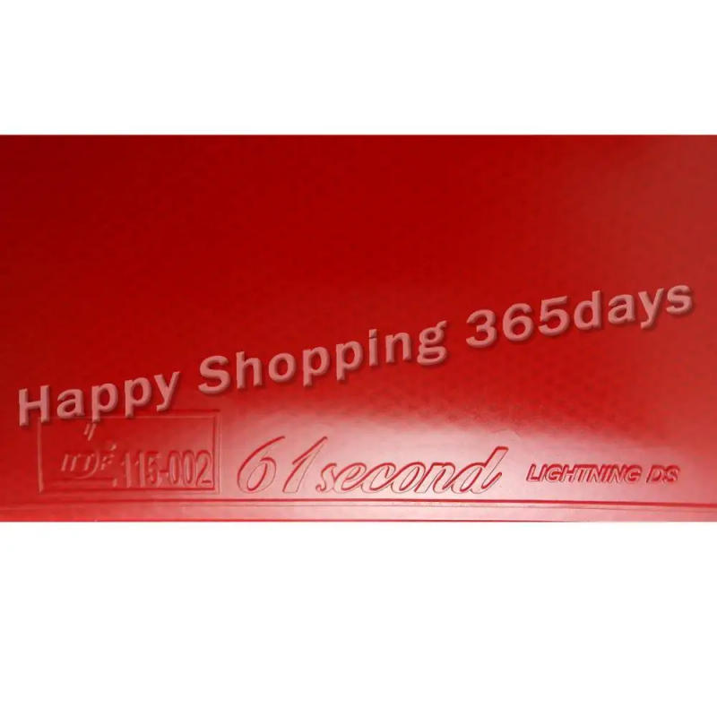 Description Picture 2 of item61second Lightning DS LST Super Tacky pips-in table tennis pingpong rubber with sponge