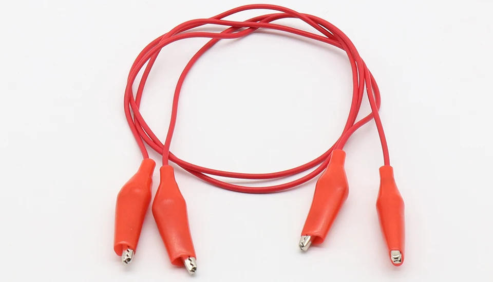 Description Picture 4 of itemBrand New 10pcs Alligator Clips Electrical DIY Test Leads Alligator Double-ended Crocodile Clips Roach Clip Test Jumper Wire