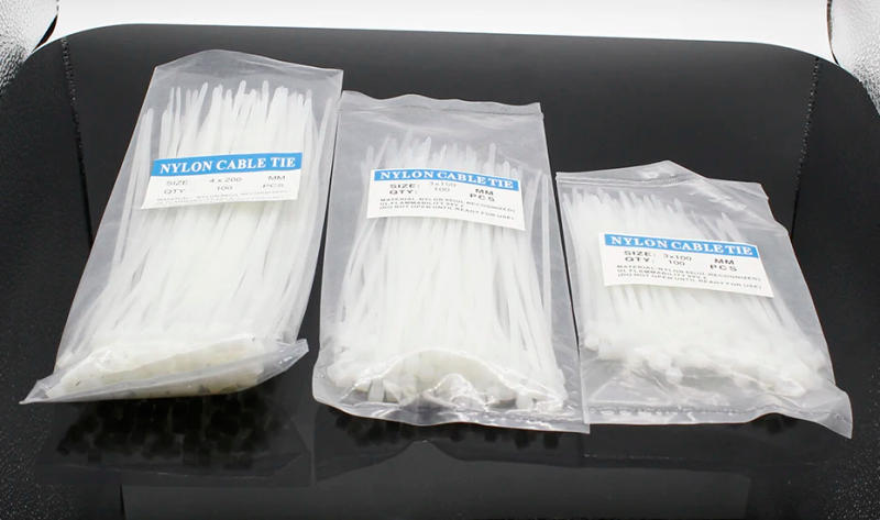 Description Picture 3 of item300 Pcs Nylon Cable Self-locking Plastic Wire Zip Ties Set 3*100 3*150 4*200 MRO & Industrial Supply Fasteners & Hardware Cable