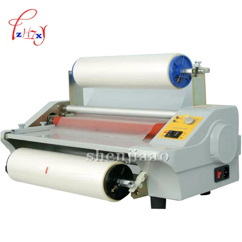 Description Picture 4 of itemA3 paper laminating machine cold roll laminator Four Rollers worker card office file laminator FM360 110v/220v laminating machin