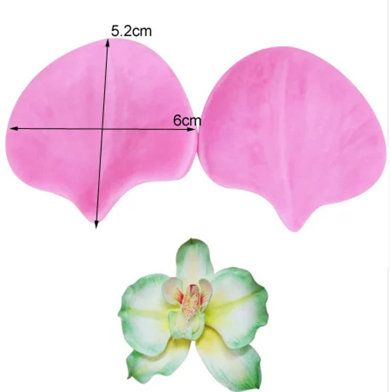 Description Picture 6 of itemPhalaenopsis Orchid Silicone Mold&Cutter Fondant Mould Baking Chocolate Gumpaste, Sugarcraft,Candy Clay Pastry Cake Mold CS229