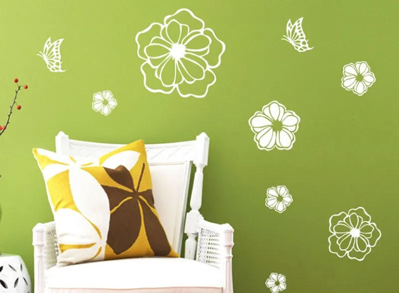 Description Picture 5 of itemRefrigerator Sticker 3d wall sticker bedroom wall stickers home decor living room butterflies flower home decals mural arts post