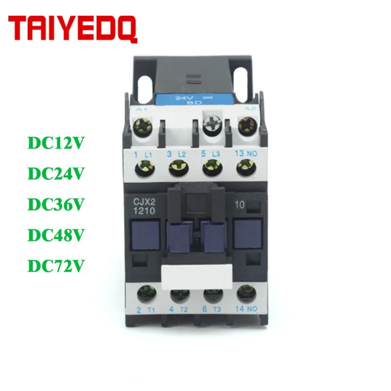Description Picture 3 of itemDC contactor CJX2-1210Z Electric Magnetic Contactor 12A LP1-1210 Coil Voltage DC12V 24V 48V 110V DC220V Contactors