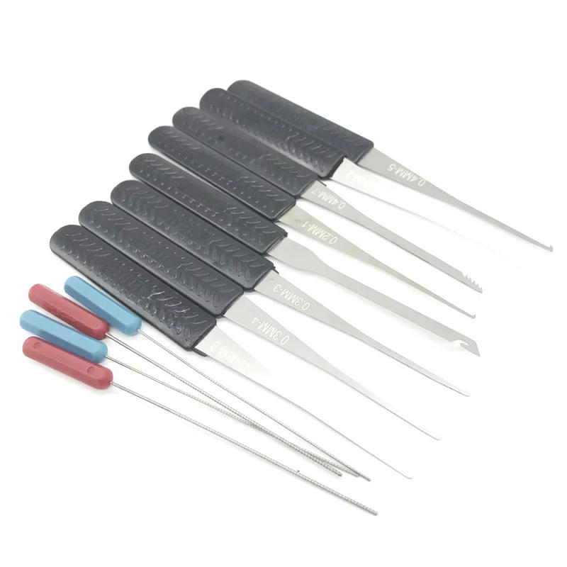 Description Picture 6 of itemLocksmith Supplies Practice Lock Pick Set Tension Wrench Hand Tools with Broken Key Tool Combination Padlock Hardware