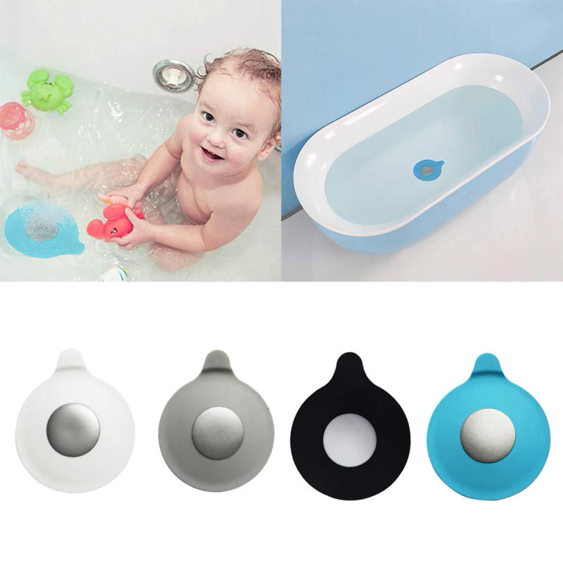 Description Picture 5 of item1 Pack Bathtub Drain Stopper Silicone Water Stopper Drain Plug Cover Water-drop Design For Bathroom Laundry Kitchen