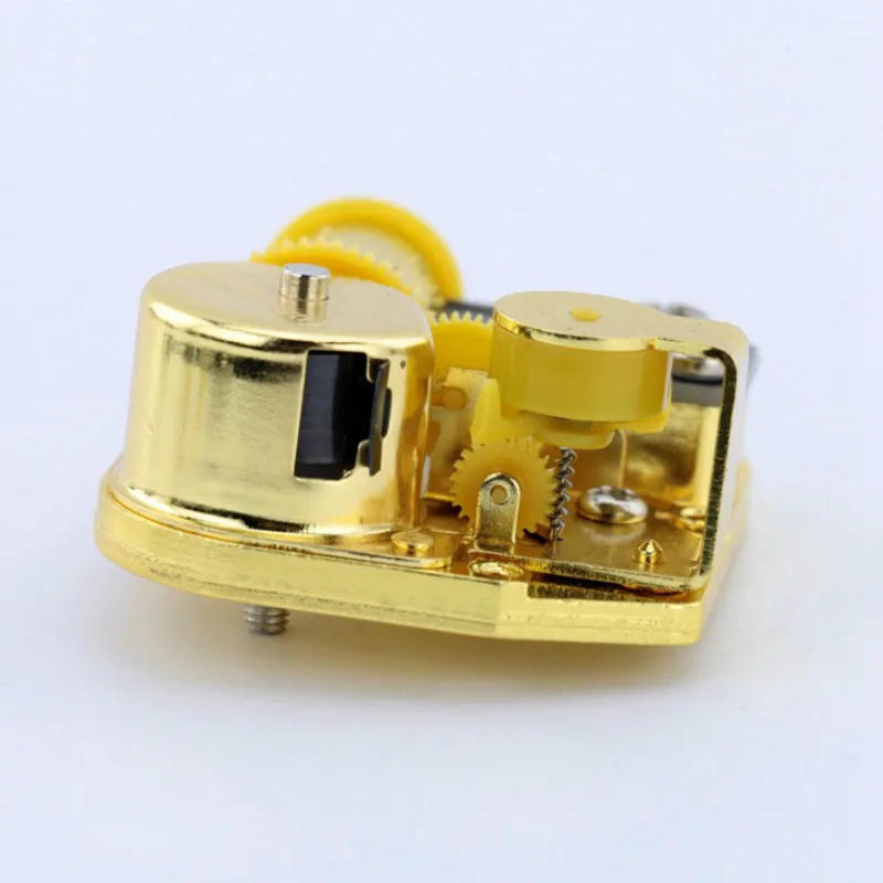 Description Picture 4 of itemY Gold-plated Music Box Yunsheng Movement 22 Kinds DIY Musical Box Accessories Birthday Gift mini Desk Home Decor with Screws