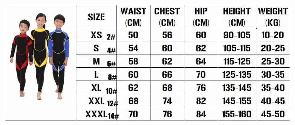 Description Picture 2 of itemKids Wetsuits 3mm Neoprene Children's Wetsuit for Boys Swimming Diving Rash Guard Surfing
