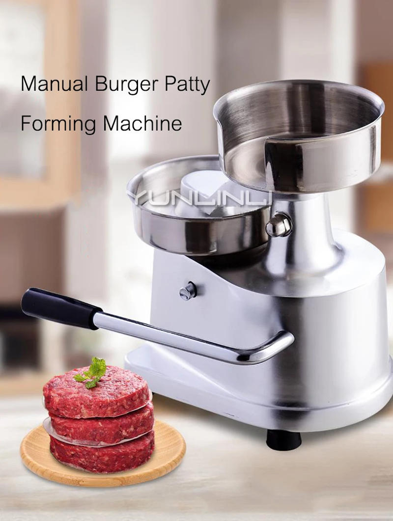 Description Picture 2 of itemManual Hamburger Machine Commercial Meatloaf Forming Machine Hamburger Mold Maker Patties Kitchen Appliance