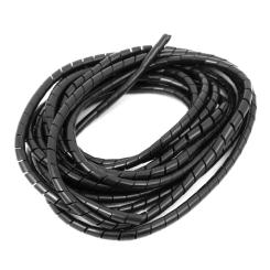 UXCELL 4mm Inner Diameter Spiral Wire Organizer Wrap Tube Flexible Manage Cord for Harnessing Multiple Cables