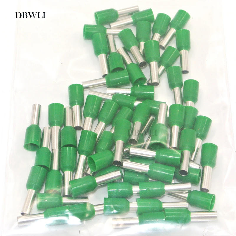 Description Picture 5 of item1000pc E0508 E7508 E1008 E1508 E2508 E4009 Insulated Ferrules Terminal Block Cord End Wire Connector Electrical Crimp Terminator