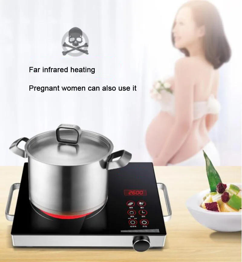 Description Picture 3 of itemElectric TaoLu household stir-fried induction cooker new tea stove smart desktop hot pot light wave stove ceramic furnace D277